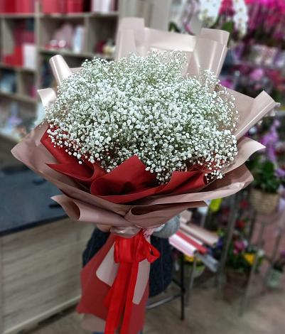 Букет цветов из: Гипсофила в Новую Купавну