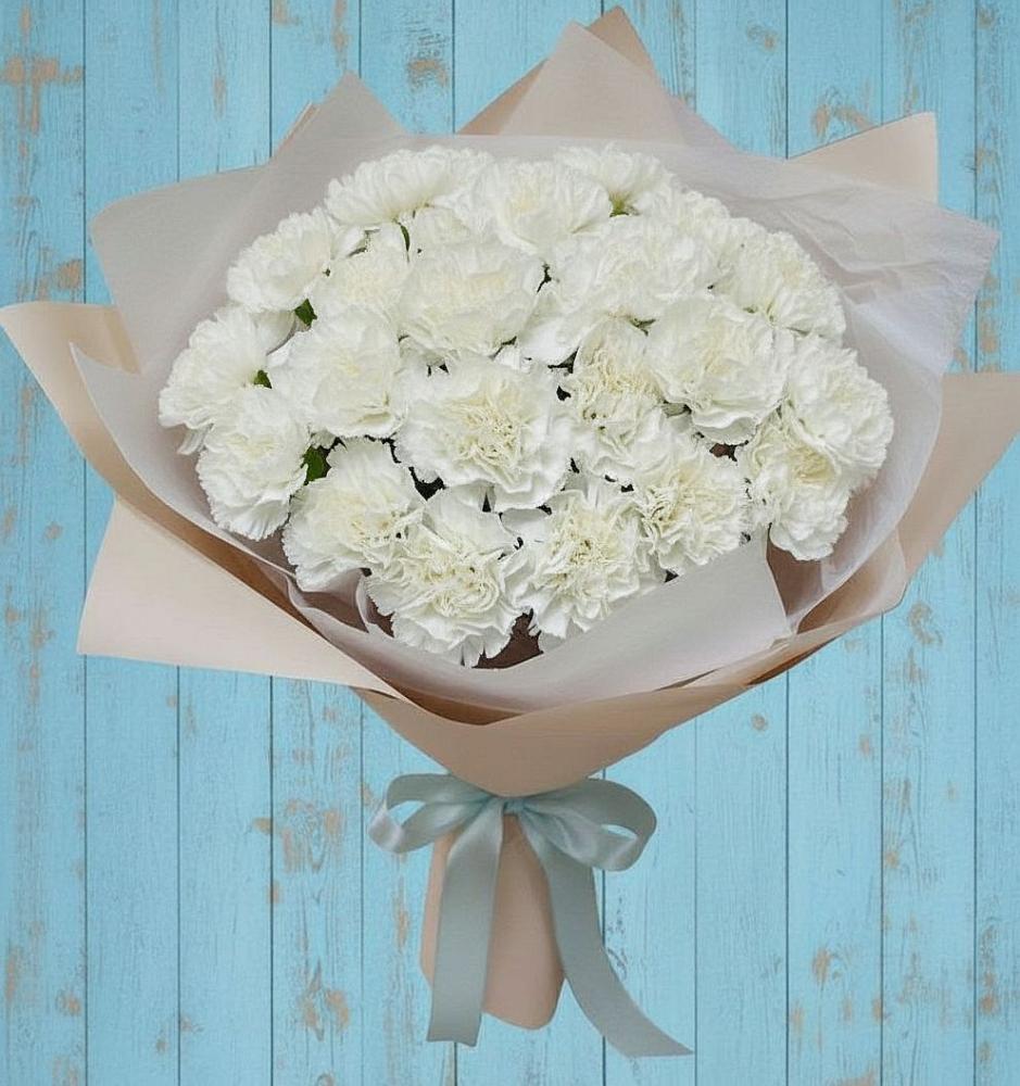 Букет цветов из: Гвоздики в Новую Купавну