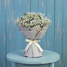 Букет цветов из:  Гипсофила в Новую Купавну