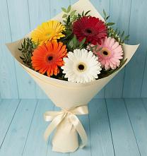 Букет цветов из:  Герберы в Новую Купавну