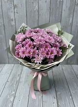 Букет цветов из:  Хризантемы #REPLACE_PRED# Новую Купавну
