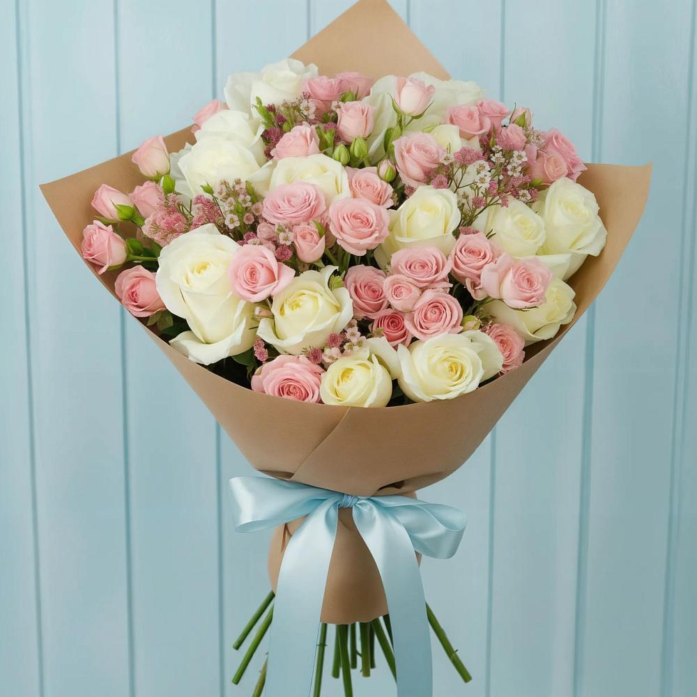 Букет цветов из: Розы в Новую Купавну