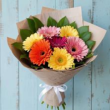 Букет цветов из:  Герберы #REPLACE_PRED# Новую Купавну
