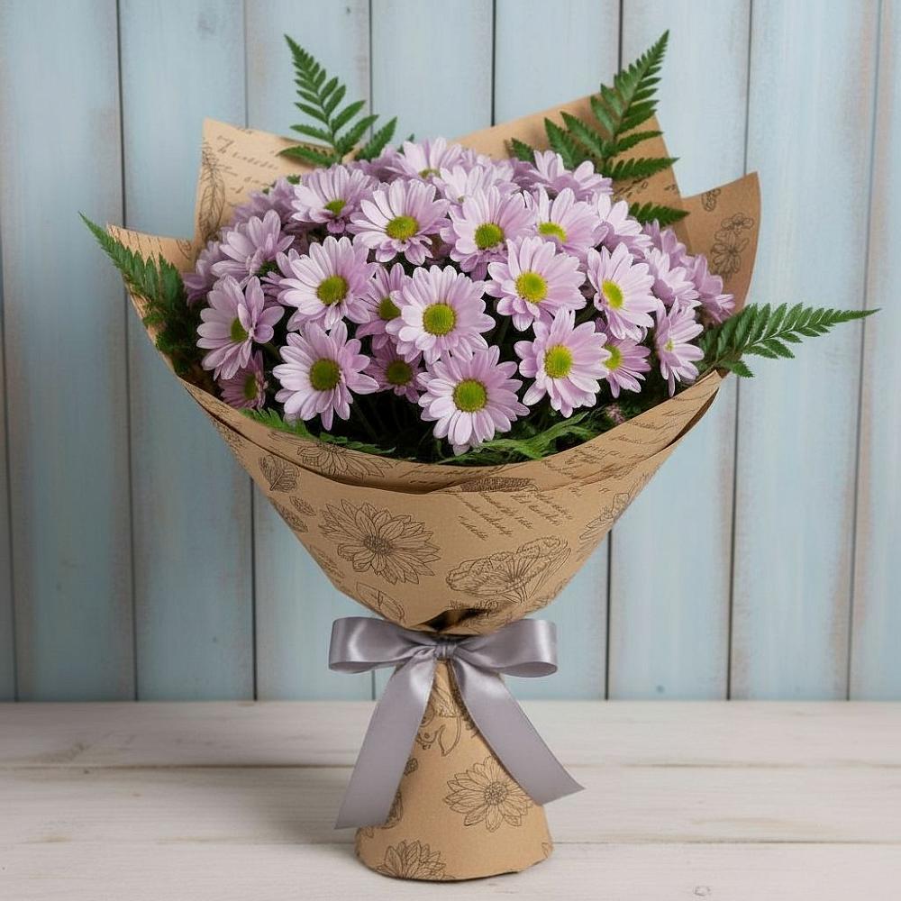Букет цветов из: Хризантемы в Новую Купавну