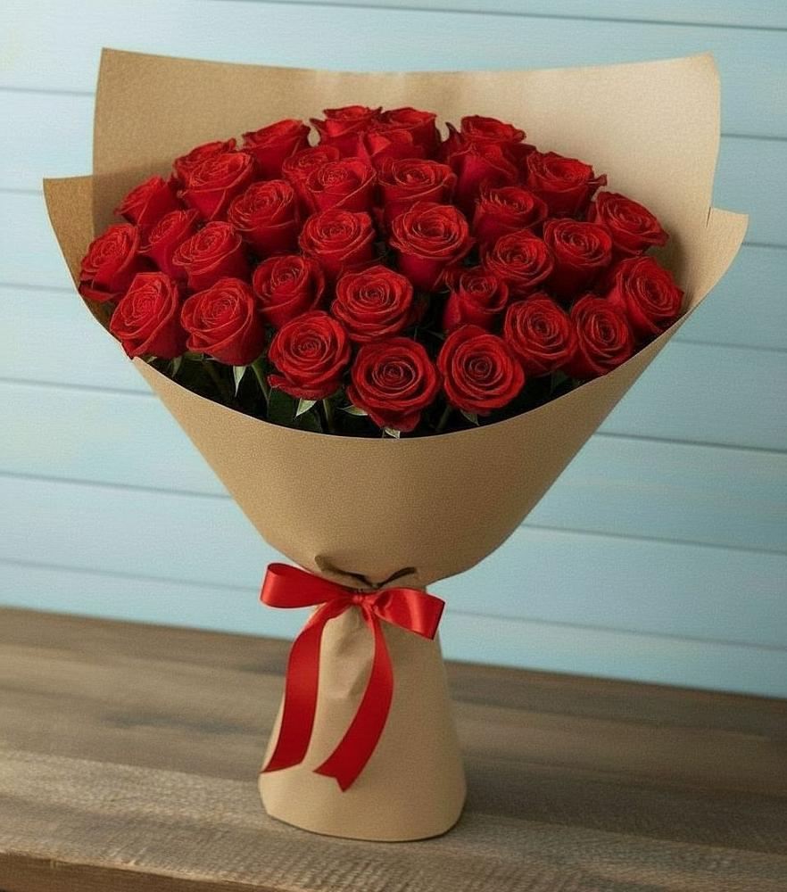 Букет Красные розы Милано в Новую Купавну