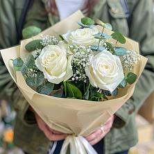 Букет Нежные грёзы в Новую Купавну Букет цветов из: Розы в Новую Купавну