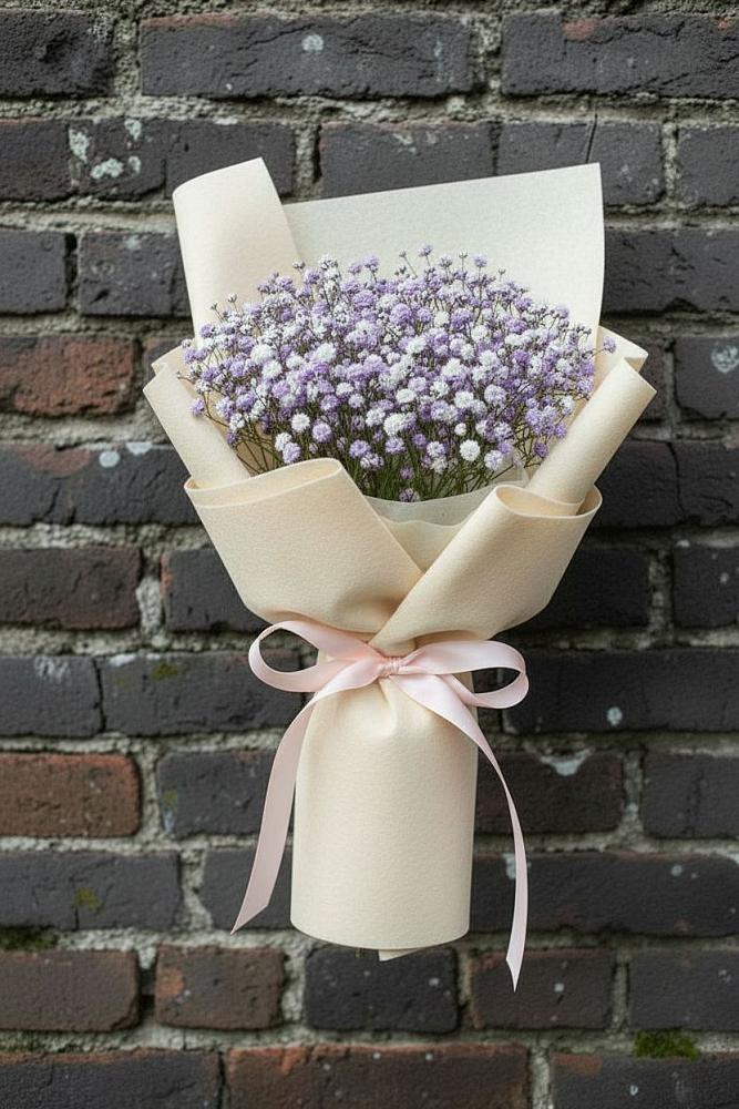 Букет цветов из: Гипсофила в Новую Купавну