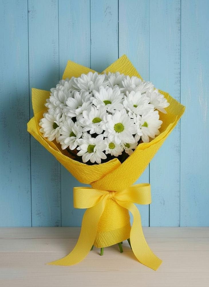 Букет цветов из: Хризантемы в Новую Купавну