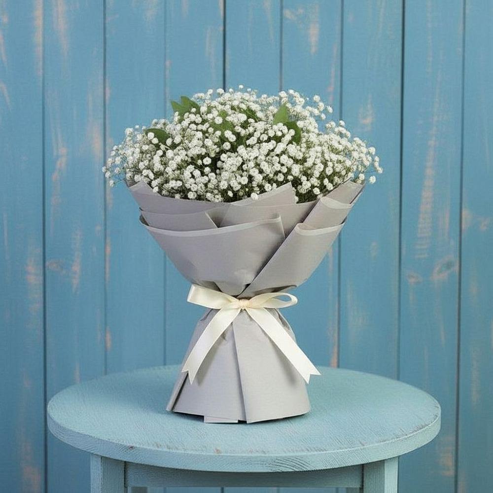 Букет цветов из: Гипсофила в Новую Купавну