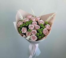 Букет цветов из:  Розы и Хризантемы в Новую Купавну