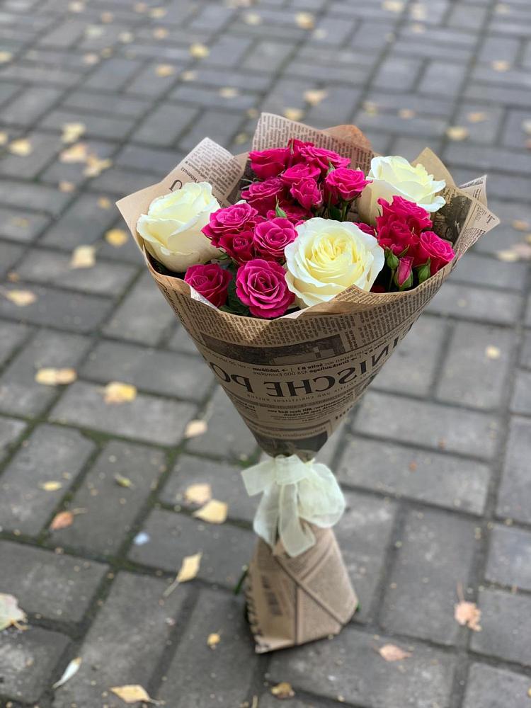 Букет цветов из: Розы в Новую Купавну