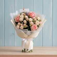 Букет цветов из:  Розы #REPLACE_PRED# Новую Купавну