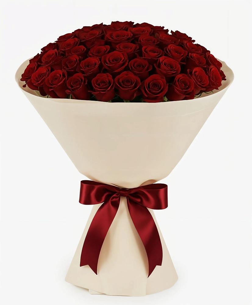 Букет 101 Бордовая роза Блэк Бакарра в Новую Купавну