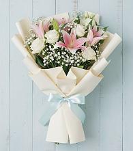 Букет цветов из:  Лилии в Новую Купавну