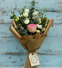 Букет цветов из:  Розы и Лизиантусы #REPLACE_PRED# Новую Купавну