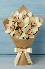 Букет цветов из:  Орхидеи и Розы в Новую Купавну